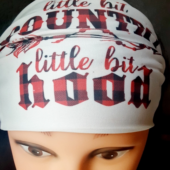 Little bit country little bit Hood headband - Picture 3 of 3